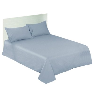 高支高密长绒棉贡缎欧式纯色床单