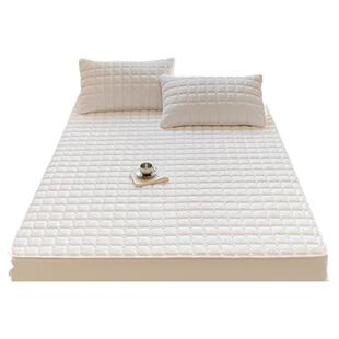 全棉新疆棉花床垫单件纯棉白色90x190cm120单人150x190床护垫防滑