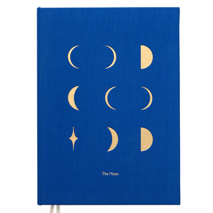 灼热Flaming The moon月亮艺术手帐周记全年A5自填时间管理