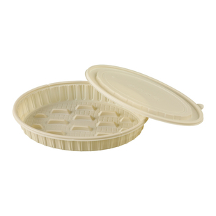 一次性玉米淀粉水饺打包盒外卖生熟饺子盒分格带盖可降解加厚餐盒