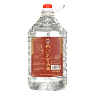 四川老窖头曲桶装粮食白酒浓香型42度52度60度2.5/5L高度纯粮泡酒