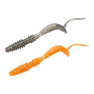 钓之屋 狂舞卷尾软饵63mm/0.7g根钓软虫40只装鲈鱼鳜鱼假饵鱼饵