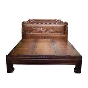 南美紫檀木实木床主卧高端大气双人1.8米大床中式仿古榫卯结构1.5