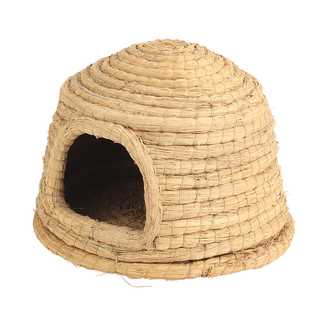 兔子保暖草窝豚鼠窝荷兰猪保暖窝垂耳幼兔草房草垫刺猬宠物用品具