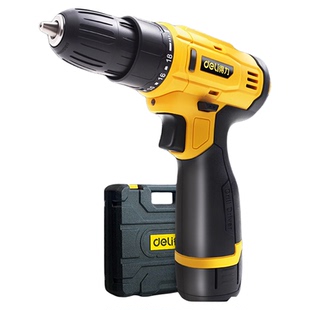 得力手电钻家用手枪钻多功能无刷锂电钻打孔工具充电式电动螺丝刀