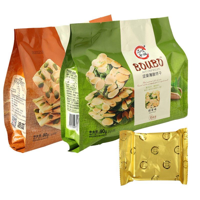 整箱曲奇抹茶饼干坚果休闲小包装