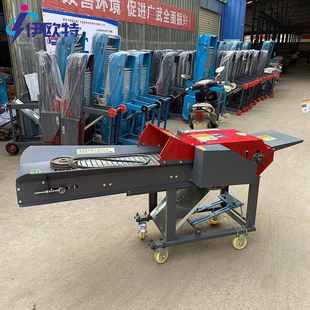 秸秆铡草揉丝机全自动干湿两用牛羊饲料粉碎机铡草机稻草玉米杆