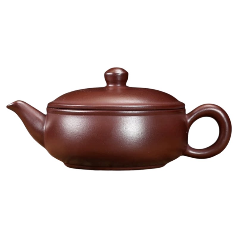 潮州紫砂紫泥小品汉瓦壶功夫茶壶