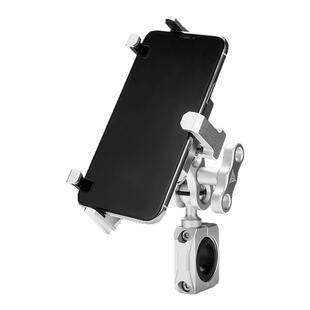 摩多狼手机支架摩托车铝合金机车减震防抖手机无线充摩旅导航骑行