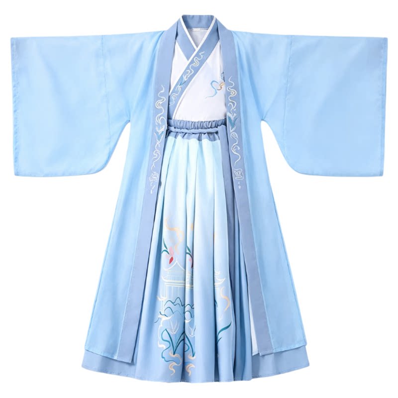 儿童明制汉服帅气武侠风