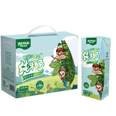 青藏祁莲纯牛奶含70%生牦牛乳