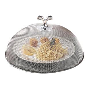 不锈钢菜罩家用2025新款厨房网罩防苍蝇蚊虫餐桌遮食物剩饭菜罩子