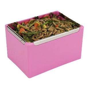 宠物兔子食盆荷兰猪食盒饭盆放兔粮豚鼠专用防打翻可固定碗兔用品