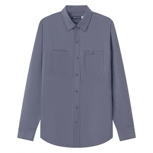 十如仕男士100%纯棉复古仿牛仔休闲衬衫外套内搭衬衣CS04