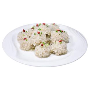 糯米珍珠肉丸湖北特产黄陂三鲜组合营养速食现做私房菜糯米蓑衣丸