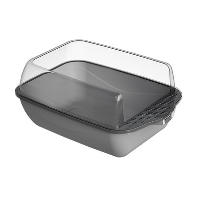 猫砂盆防臭全封闭不锈钢猫厕所