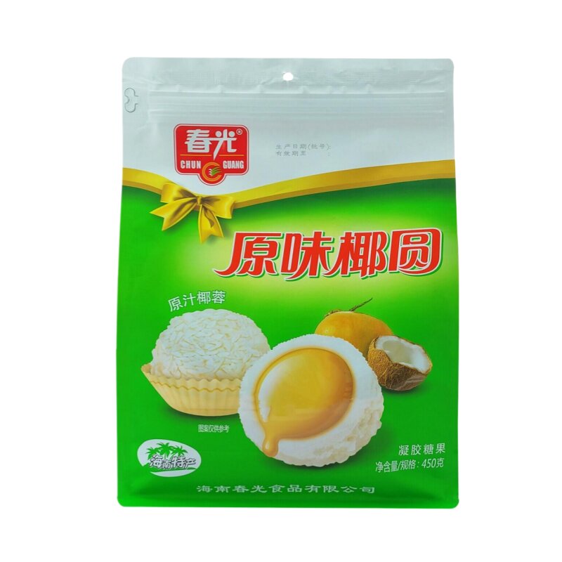春光原味椰圆450g夹心软糖