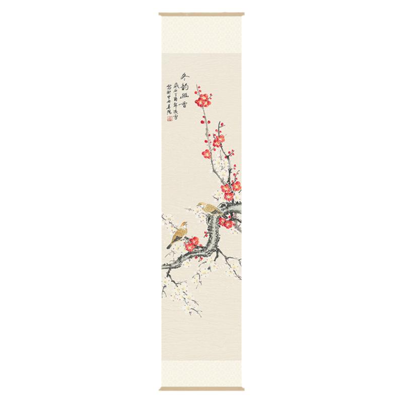 梅兰竹菊新中式玄关走廊挂画