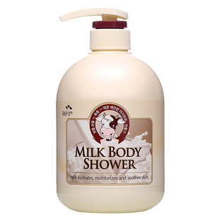 韩国进口正品所望牛奶沐浴露保湿滋润女男持久留香家庭装沐浴乳