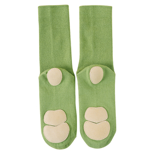 舞蹈袜儿童中筒袜女童现代舞袜舞蹈专用袜鞋成人练功袜带底防滑袜