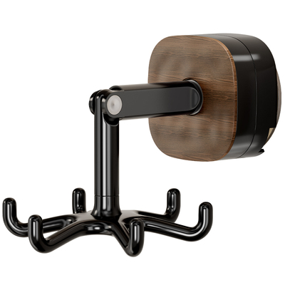 厨房旋转吸盘六爪挂钩免打孔