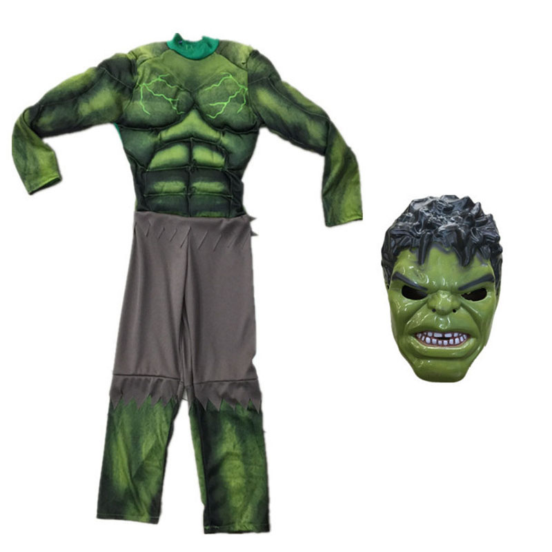绿巨人Hulk浩克万圣节儿童服装面具超大拳头第二件半折