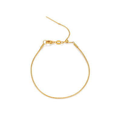 明牌珠宝18K金月湾手链