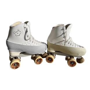 轮滑鞋保护套双排轮速滑冰刀平花溜冰花式滑冰鞋防磨防刮金银丝