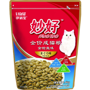 伊纳宝官方旗舰店妙好ciao全价成猫粮试吃宠物猫咪全阶段主食营养