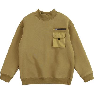 纯一良品软亲肤半高领保暖卫衣