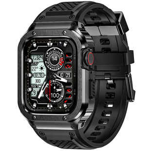 适用苹果9手表不锈钢表壳AppleWatchultra3/2/1代保护壳iWatchS11金属表带防摔一体保护套高级硅胶带男女新款