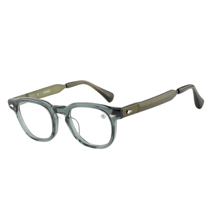 TVR眼镜框复古经典板材方形镜架男日本手作近视镜框女可配度数537