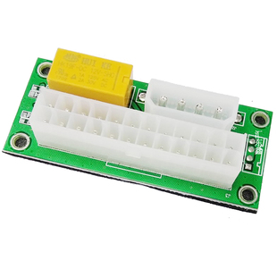 电源同步启动线 双电源启动线 24PIN电源 双电源同步线