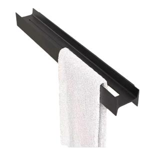 定制意大利浴室H型铝合金工字钢毛巾置物架别墅浴巾架洗漱收纳架