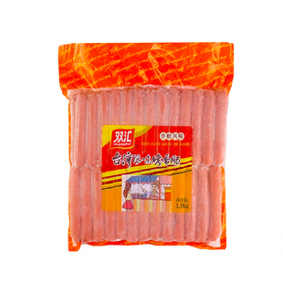 双汇台湾风味烤香肠38g*300根台式热狗双汇香嫩烤肠整箱商用冷冻