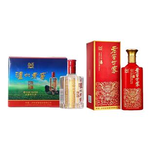 泸州老窖六年窖头曲52度125ml*6瓶+老窖世家万重福52度500ml*1瓶