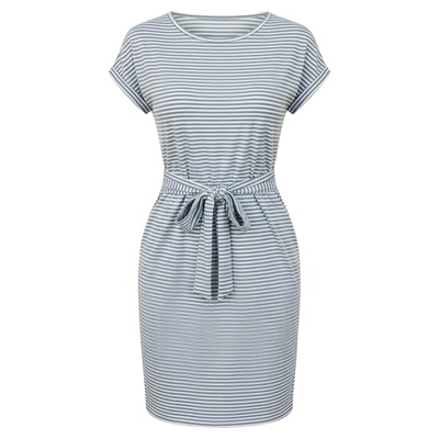 粉色太阳裙棉质夏季中长连衣裙