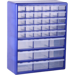 日式塑料桌面抽屉元件盒积木收纳箱电子零件物料架螺丝分类工具柜