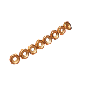 原创纯银925镀金六字真言隔片垫片隔珠长串手工串珠diy文玩配饰