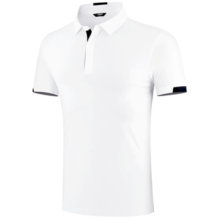 高尔夫球队定制10件起订48小时发货免LOGO费男女服装短袖t恤男装