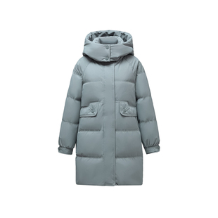 雅鹿羽绒服女2025新款中长款时尚显瘦超厚保暖白鸭绒东北极寒外套