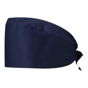 纯棉外科手术室帽医生帽女男口腔牙科麻醉科护士纯色工作帽子薄款