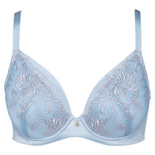 古今3/4性感刺绣性感薄款罩杯深V聚拢文胸内衣女0F201