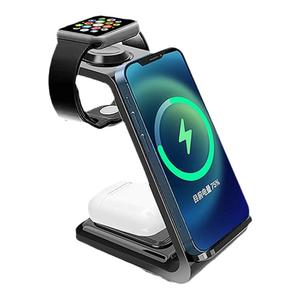 三合一无线充电器万能适用苹果华为三星vivo小米QC无线充电手机座充15W智能手表耳机桌面充电线座多功能一体