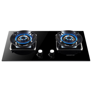 万喜JX76B8燃气灶煤气灶双灶家用液化气灶具台嵌两用天然气大火力