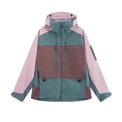 山系拼色冲锋衣外套女款2026新款