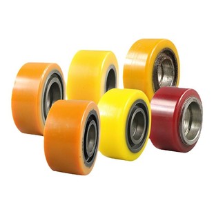 电动叉车轮中力合力杭叉液压搬运车地牛辅助轮聚氨酯万向轮叉车轮