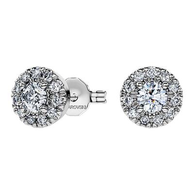 施华洛世奇Eternity单石培育钻石项链配饰925银送礼物