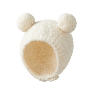 婴儿帽子围脖秋冬季小月龄儿童宝宝护耳帽婴幼儿胎帽男童女童脖套