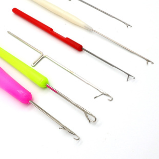 毛线钩针编织工具套装 带舌头藏线头补毛衣口舌小勾针三通针包邮